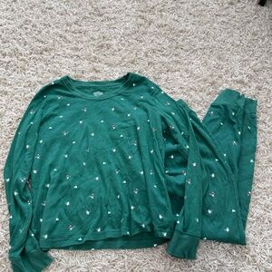 Womens christmas matching pj set wondershop size M